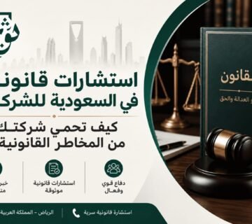 استشارات قانونية في السعودية للشركات: كيف تحمي شركتك من المخاطر القانونية؟
