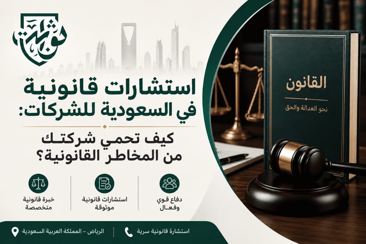 استشارات قانونية في السعودية للشركات: كيف تحمي شركتك من المخاطر القانونية؟