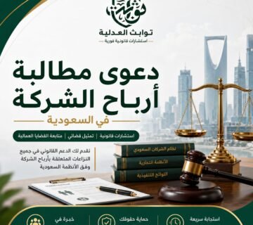 تعرّف على شروط دعوى مطالبة أرباح الشركة في السعودية، ومتى يستحق الشريك أو المساهم أرباحه، والمستندات المطلوبة، وطريقة رفع الدعوى عبر ناجز.