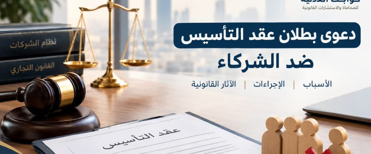 تعرف على دعوى بطلان عقد التأسيس ضد الشركاء في السعودية، وأسبابها، ومن يحق له رفعها، والأدلة والإجراءات والآثار القانونية المحتملة.