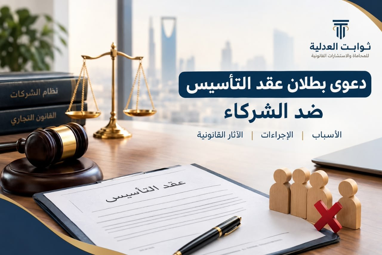 تعرف على دعوى بطلان عقد التأسيس ضد الشركاء في السعودية، وأسبابها، ومن يحق له رفعها، والأدلة والإجراءات والآثار القانونية المحتملة.