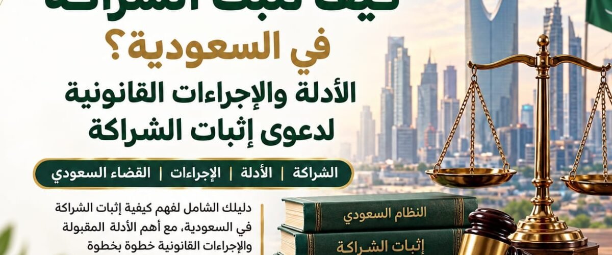 تعرف على كيفية إثبات الشراكة في السعودية، وأهم الأدلة مثل العقود والتحويلات البنكية والمراسلات، وخطوات رفع الدعوى وحقوق الشريك بعد إثبات حصته.